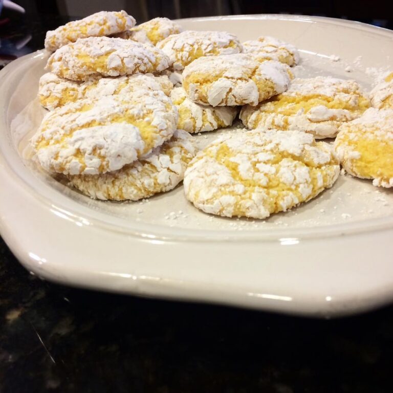 Zesty Lemon Snowflakes sugar free Christmas cookies