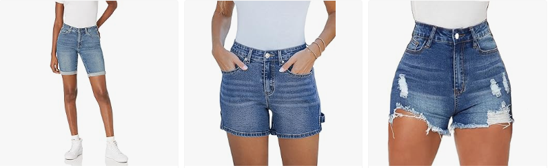 Shorts for thick thigh woman