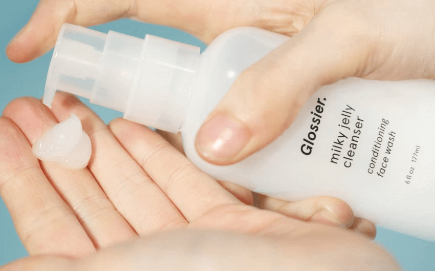Glossier Milky Jelly Cleanser: best face wash for oily skin