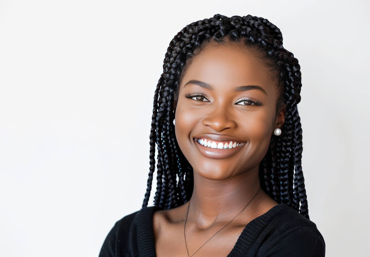 medium shot beautiful woman: hairstyles for black girls
