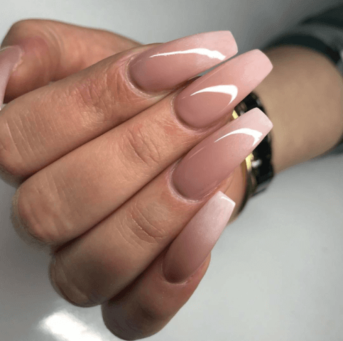 Brown ombre nails: Summer ombre nails designs​