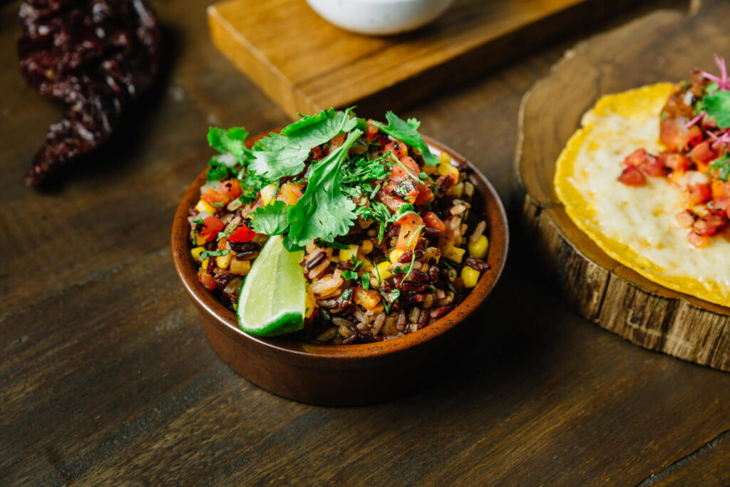 Paddy and Bean Burrito Bowls: meal prep ideas