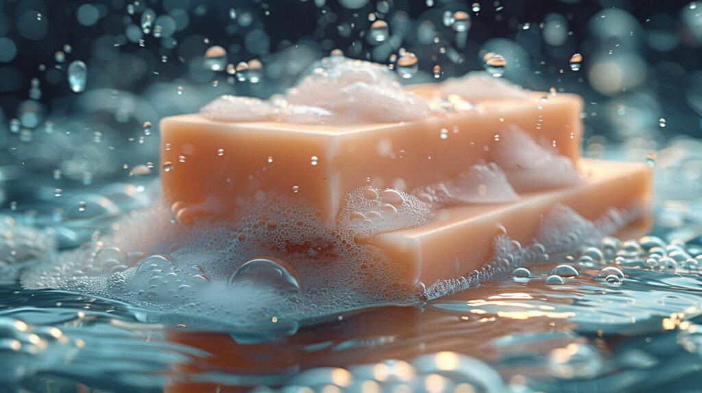 soap and water