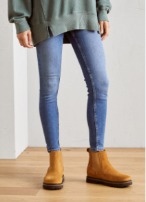 Skinny Jeans with Combat Ankle Boots