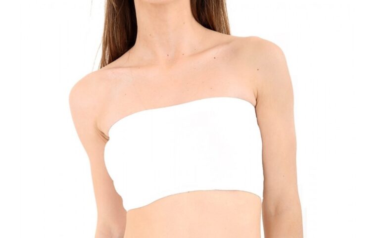 cropped tops in white