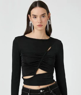 cut out cropped dress