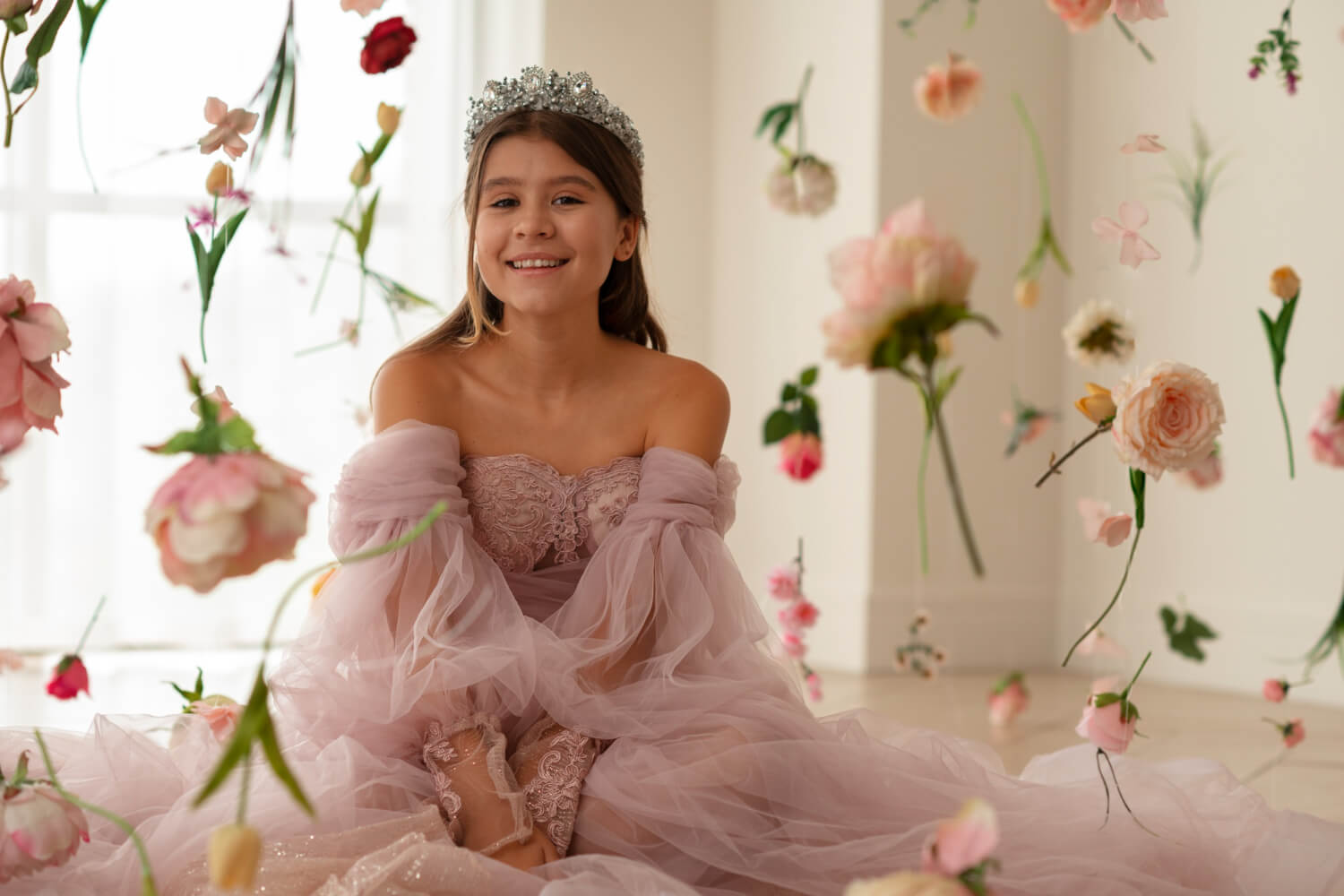 girl celebration her quinceanera